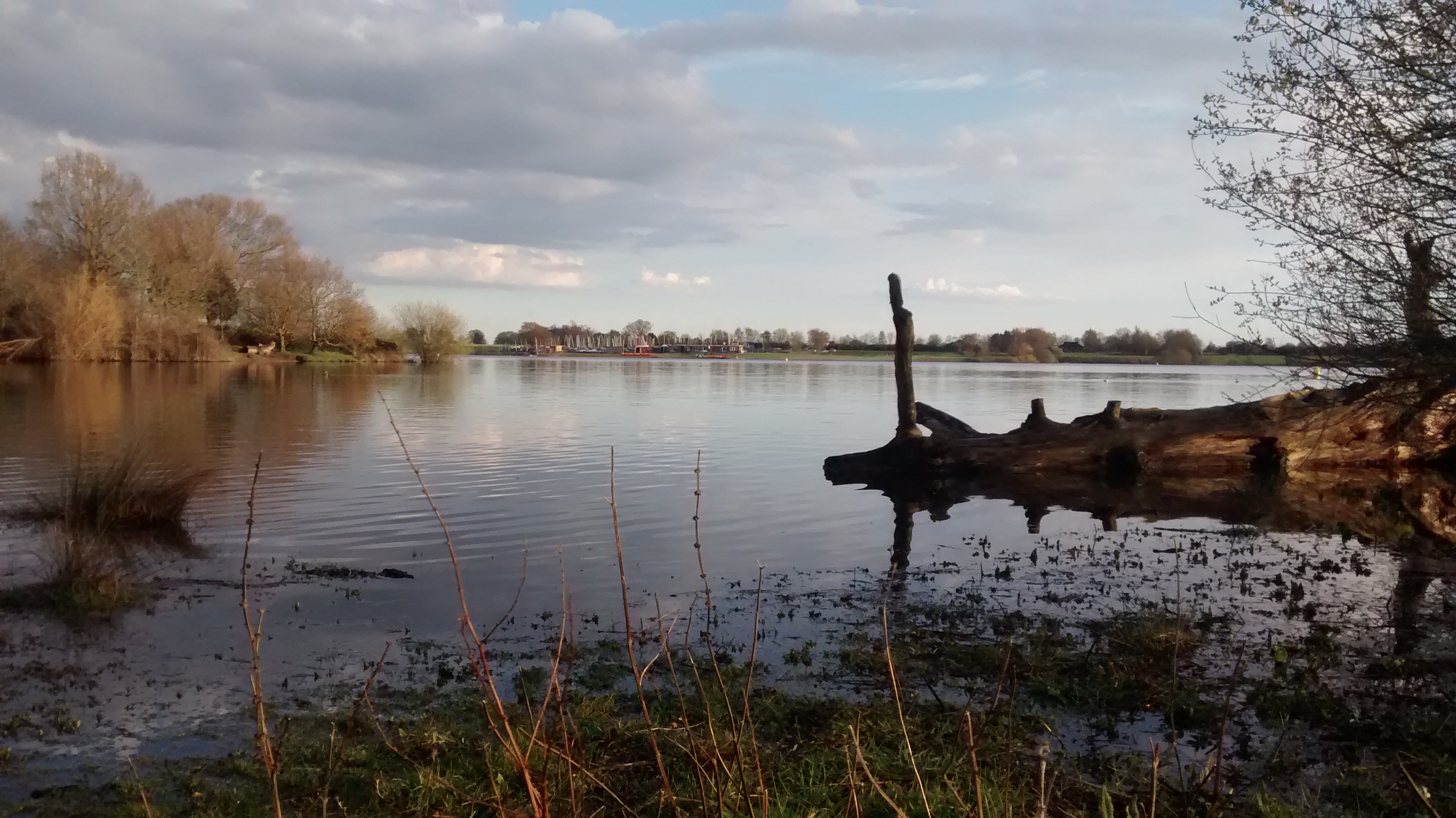 Sunset over Alton Water Bike Active